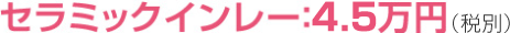 セラミックインレー：3.2万円